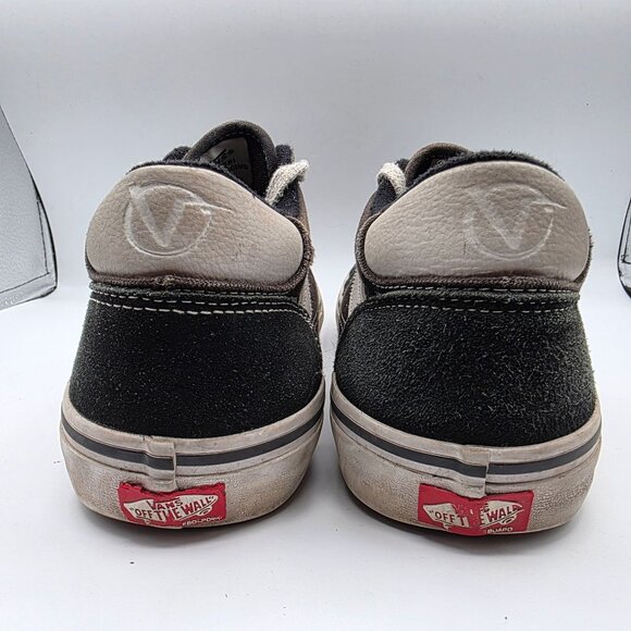 Vans Rowan Mens Size 13 Black White Sneaker Shoes Casual Athletic Outdoors